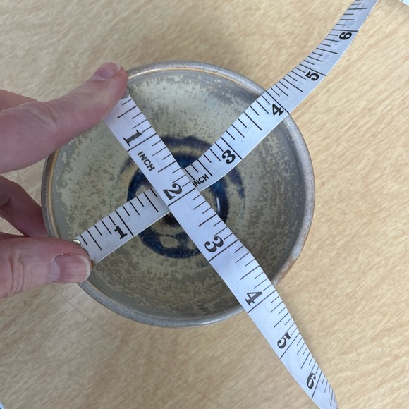 Handmade Ceramic Crackle Glaze Bowl By Ray Foster - Picture 13 of 14